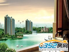 恒大绿洲玉湖微澜风咋起 人在画中游