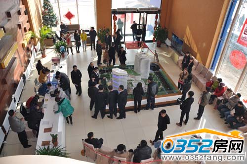 排号当日展厅状况