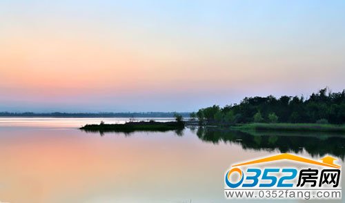 文瀛湖水色风光美不胜收