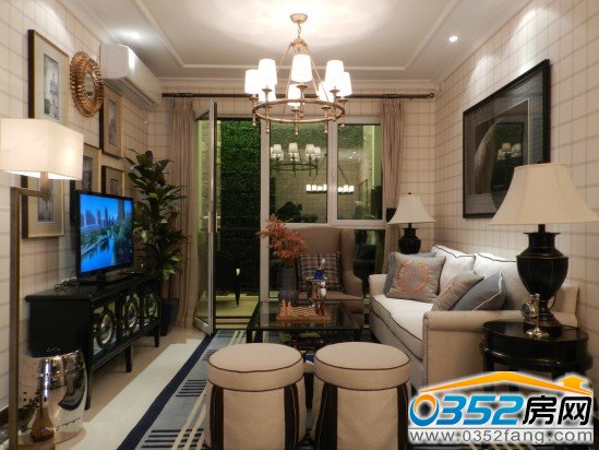 大同富力城样板间——客厅