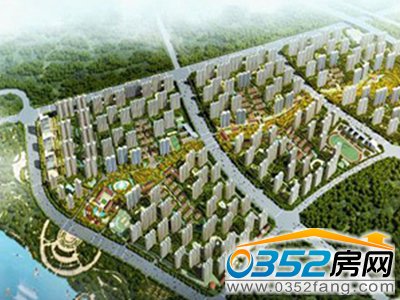 大同富力城俯瞰效果图