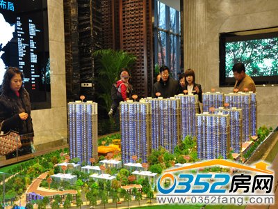 富力城沙盘全貌