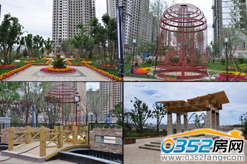 欣美御河九号完美园林景观