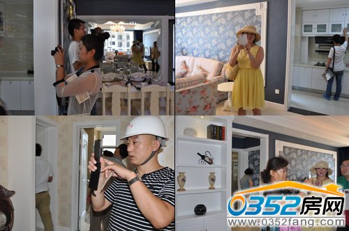 精美样板间吸引客户纷纷拍照取景