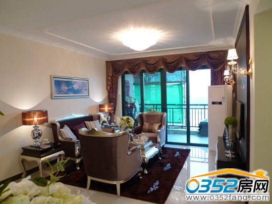 恒大绿洲样板间——客厅