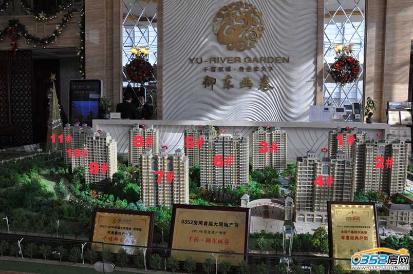 千禧御东画卷项目沙盘实景图