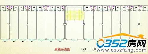 恒安中央广场商铺平面图