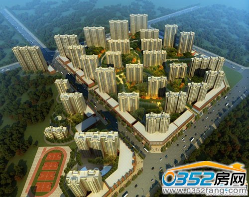 五洲帝景鸟瞰图