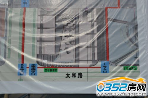 1号、2号入口位置