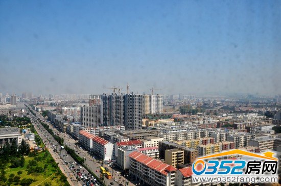 中央美域区位远观实景图