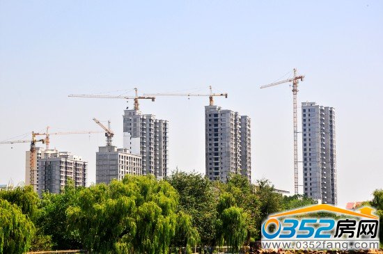 中央美域高层实景图