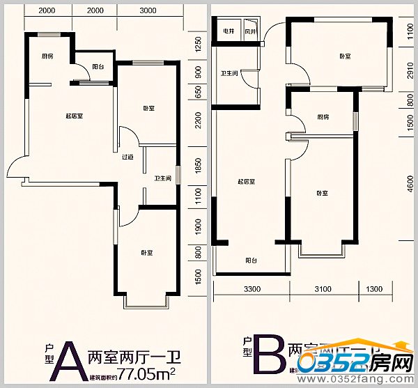 美好新里程二期主推户型图