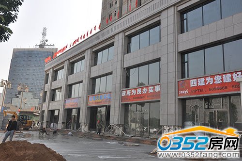 北馨理想城二期商铺已完成外部装修