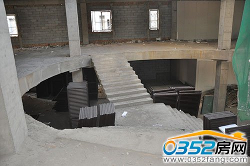 站在会所二楼可纵观其独特造型