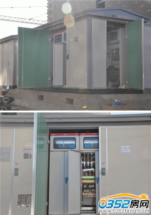 北馨理想城二期物业正在为个大楼接电