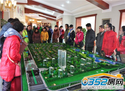 大同论坛置业顾问向网友介绍项目详情