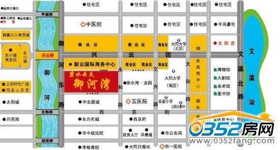 碧水云天·御河湾区位图