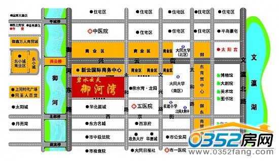 碧水云天· 御河湾 碧水云天· 御河湾区位图