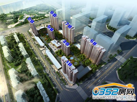 碧水云天御河湾宽大楼间距