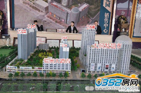 晨馨花园二期 晨馨花园二期项目沙盘实景图