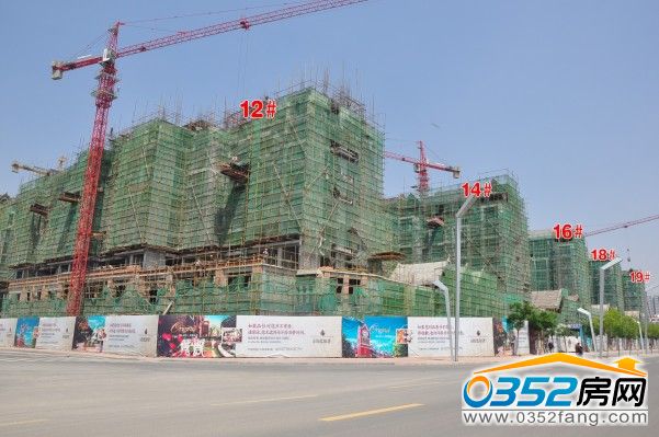 江鸿铂蓝原著5月22日12#、14#、16#、18#、19#楼工程实景图
