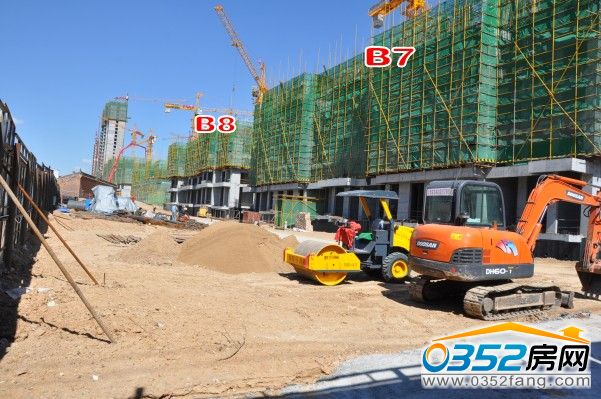 睿和锦城B7、B8号楼实景图(6月10日)