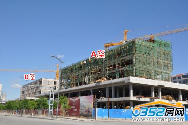 鸿晟广场6月10日工地实景图
