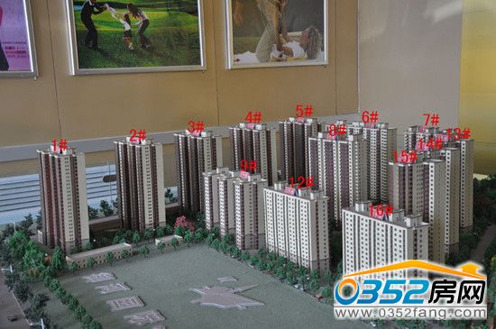 御河国际公园华府沙盘实景图