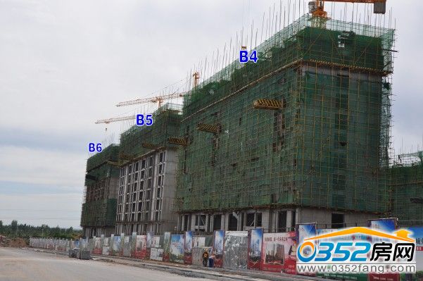 睿和锦城B4-B6号楼实景图(7月8日)