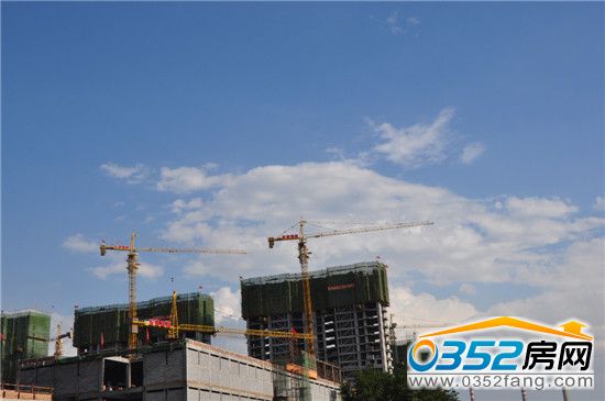 东信国际建材家居广场施工现场