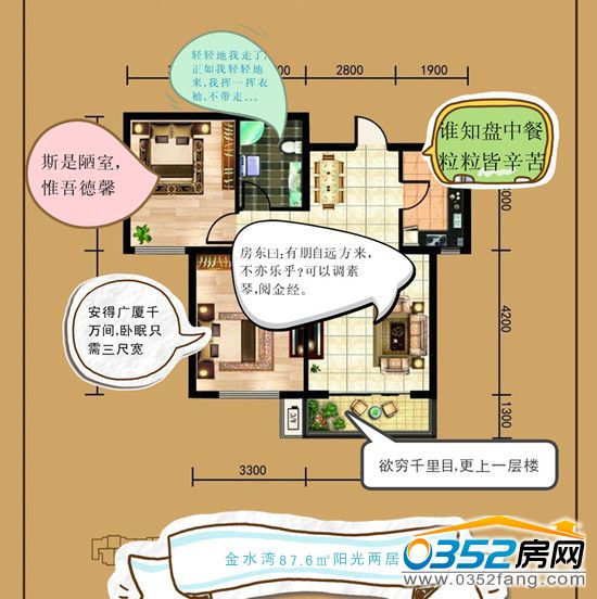 诗歌体金水湾户型说明书
