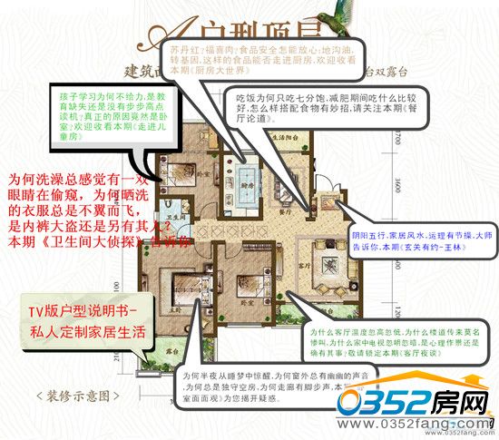 TV版江鸿铂蓝原著户型说明书
