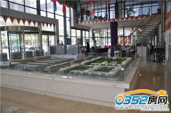 东信国际建材家居广场沙盘