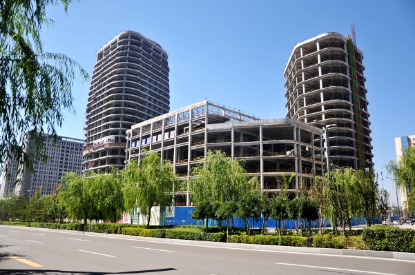 华唐城9月5日工程实景图