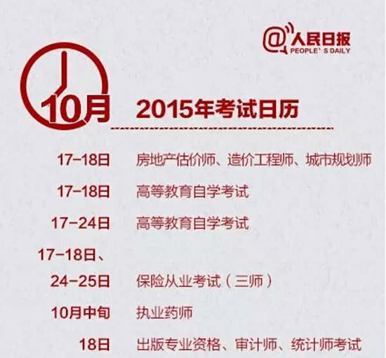 2015��10�¾��忼����Ϣ����