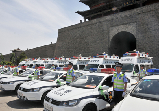 综警支队联合举行启动仪式