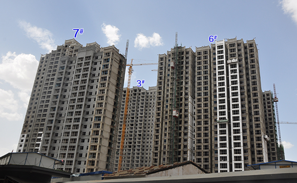 金水湾6.7号楼工程进度