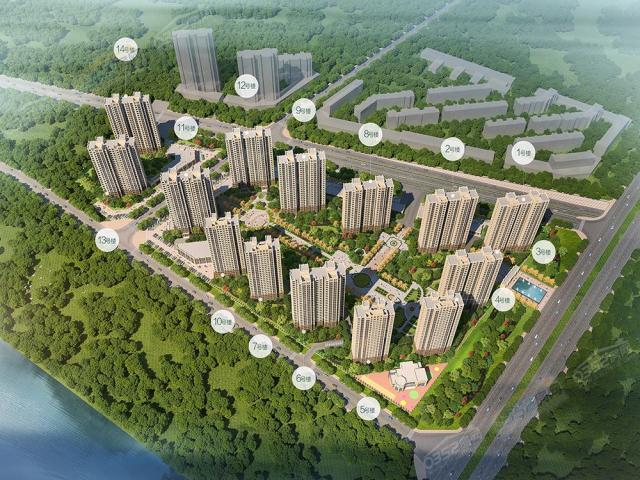 标楼号效果图
