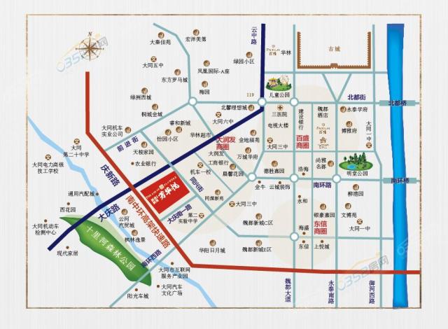 区位图