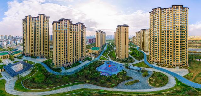 小区全景实拍图