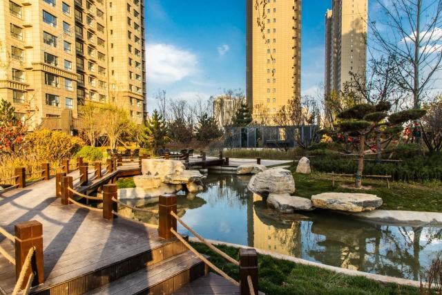 枫林逸景亲河园实景
